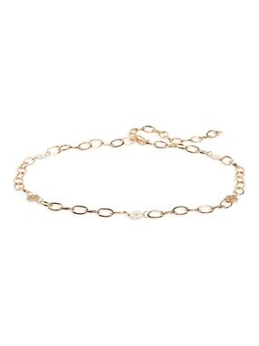 Kate Spade Floral Charm Chain Belt — NWT
